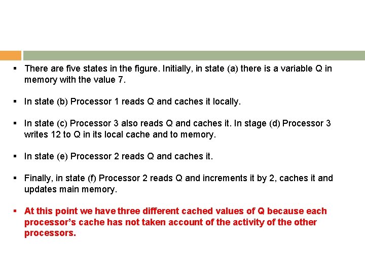 § There are five states in the figure. Initially, in state (a) there is
