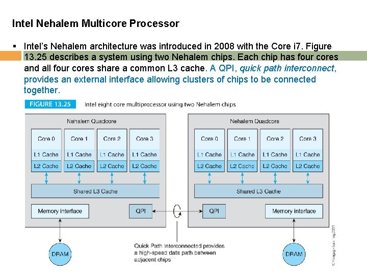 Intel Nehalem Multicore Processor § Intel’s Nehalem architecture was introduced in 2008 with the