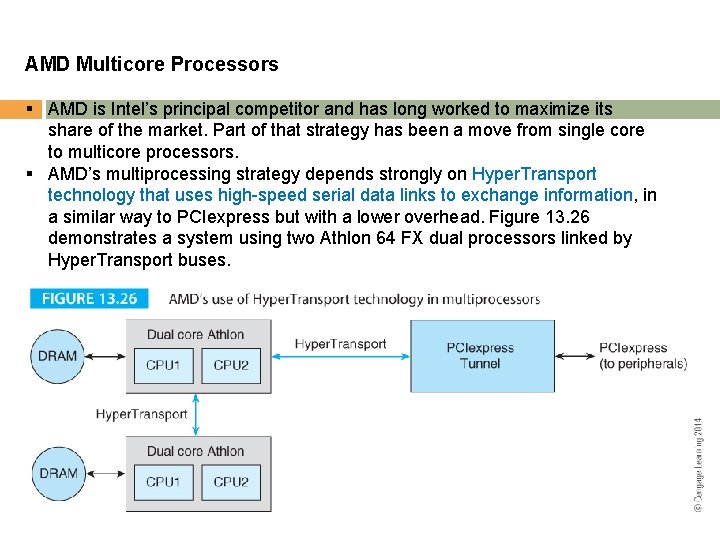 AMD Multicore Processors § AMD is Intel’s principal competitor and has long worked to