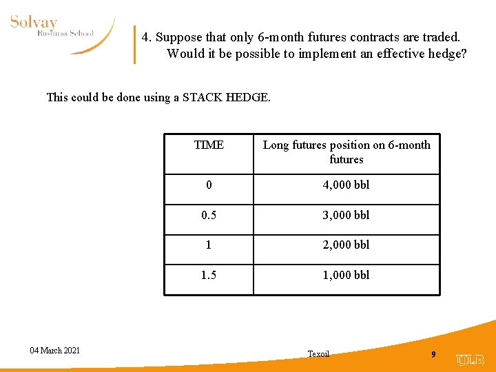 4. Suppose that only 6 -month futures contracts are traded. Would it be possible