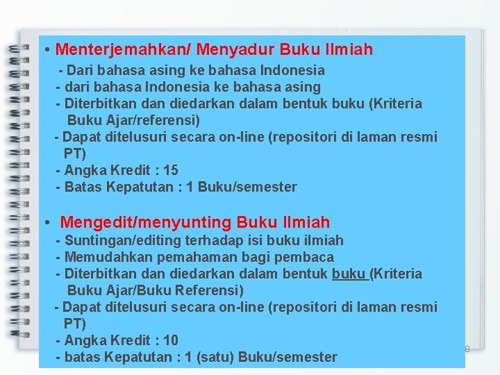  • Menterjemahkan/ Menyadur Buku Ilmiah - Dari bahasa asing ke bahasa Indonesia -