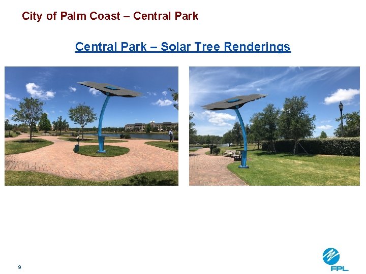 City of Palm Coast – Central Park – Solar Tree Renderings 9 