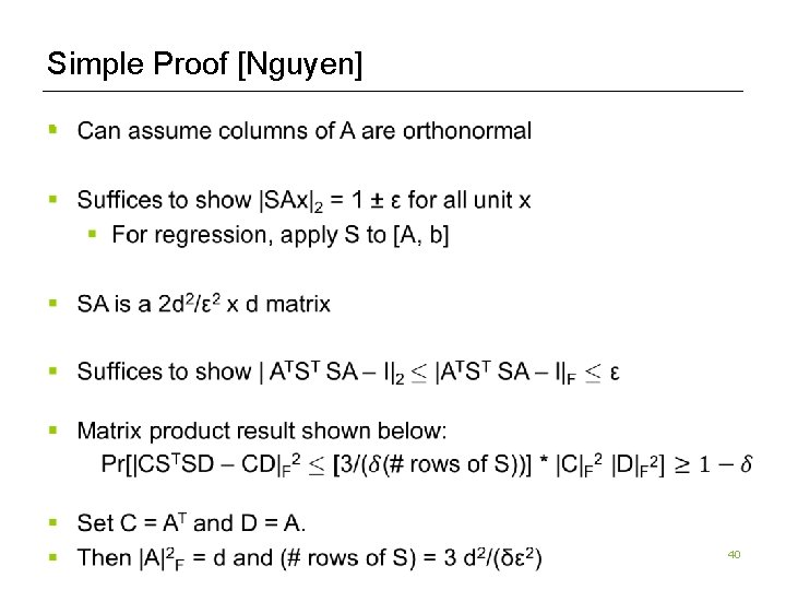 Simple Proof [Nguyen] § 40 