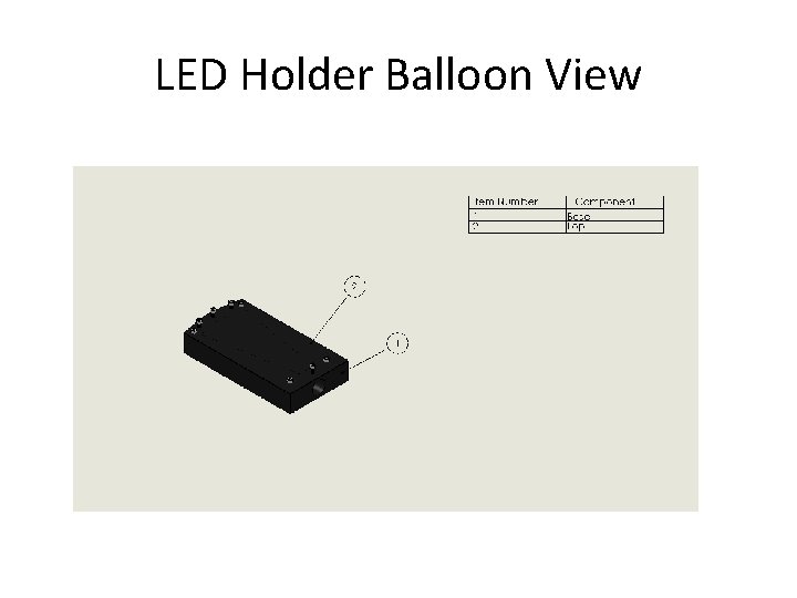 LED Holder Balloon View 