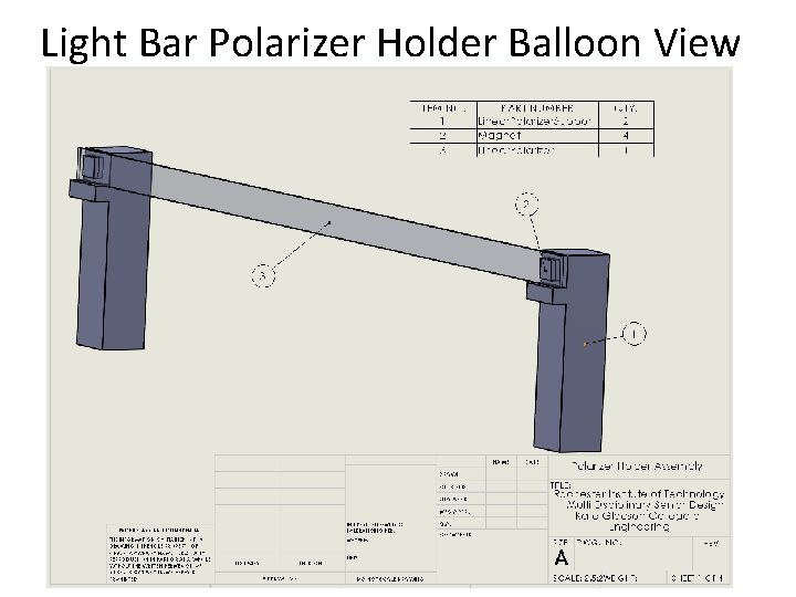 Light Bar Polarizer Holder Balloon View 