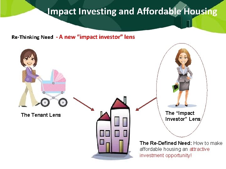 Impact Investing and Affordable Housing Re-Thinking Need - A new “impact investor” lens The