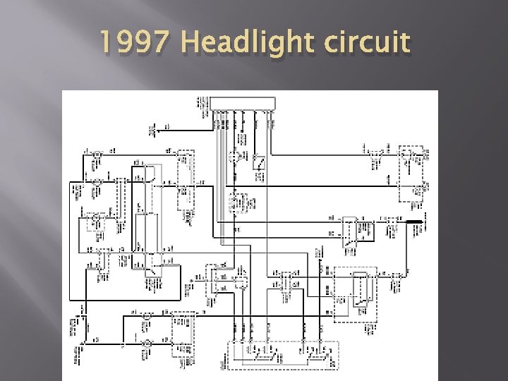 1997 Headlight circuit 