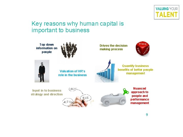 Key reasons why human capital is important to business Top down information on people