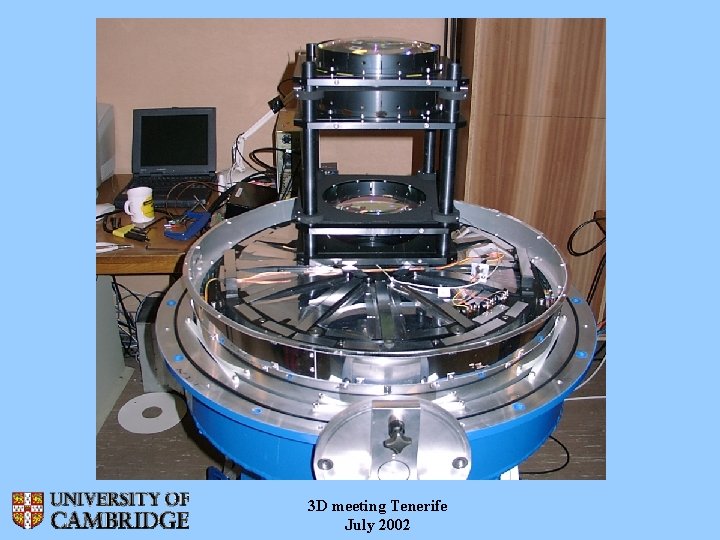 3 D meeting Tenerife July 2002 