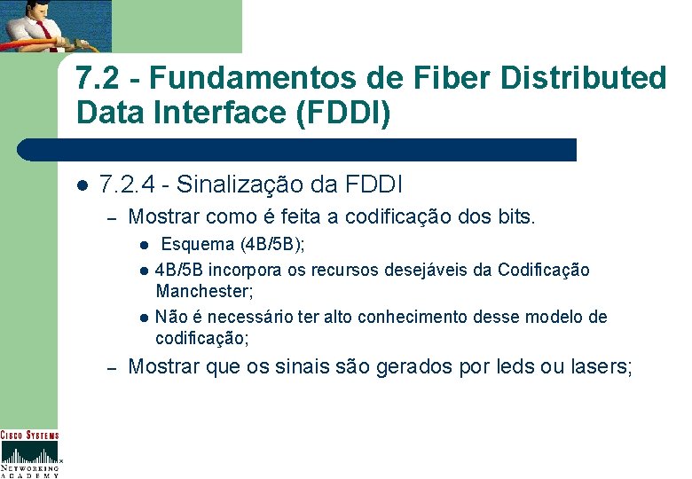 7. 2 - Fundamentos de Fiber Distributed Data Interface (FDDI) l 7. 2. 4