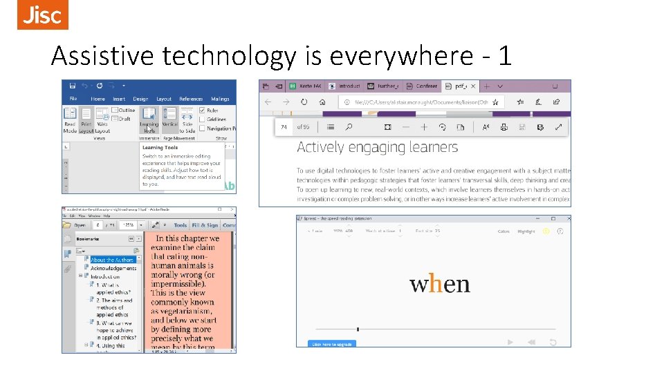 Assistive technology is everywhere - 1 