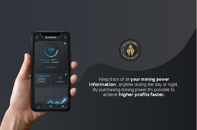 Keep track of all your mining power information, anytime during the day or night.