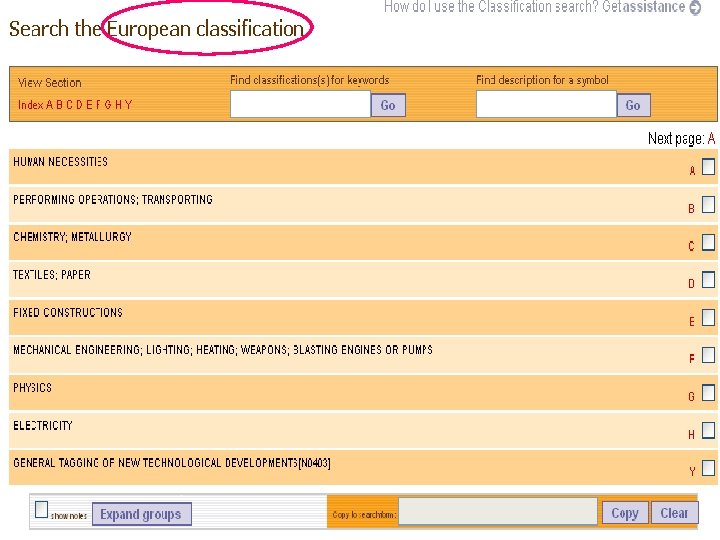 European Classification (1) 