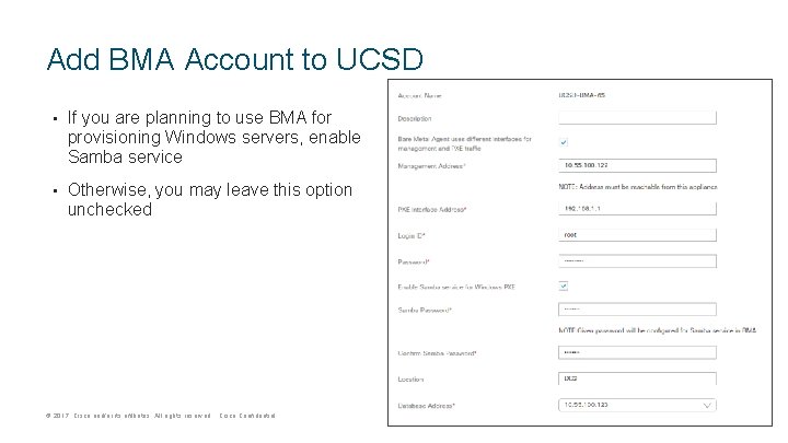 Add BMA Account to UCSD • If you are planning to use BMA for