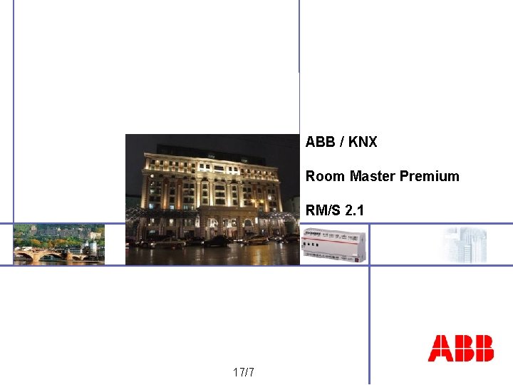 ABB / KNX Room Master Premium RM/S 2. 1 17/7 