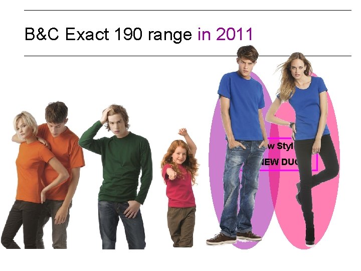 B&C Exact 190 range in 2011 2 New Styles 1 NEW DUO 