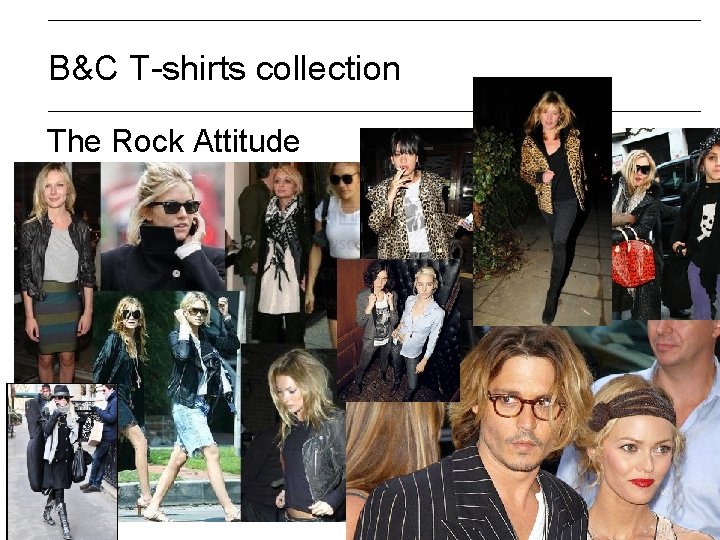 B&C T-shirts collection The Rock Attitude 