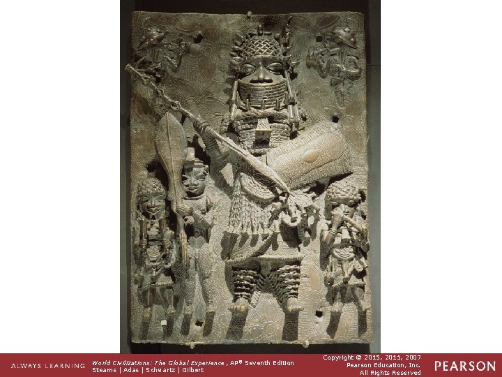 Figure 9. 4 Bronze plaque of Oba and retainers. African rulers often negotiated with
