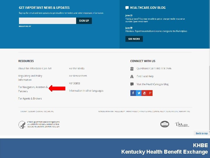 kynectors as Application Assisters Toolkit KHBE Kentucky Health Benefit Exchange 