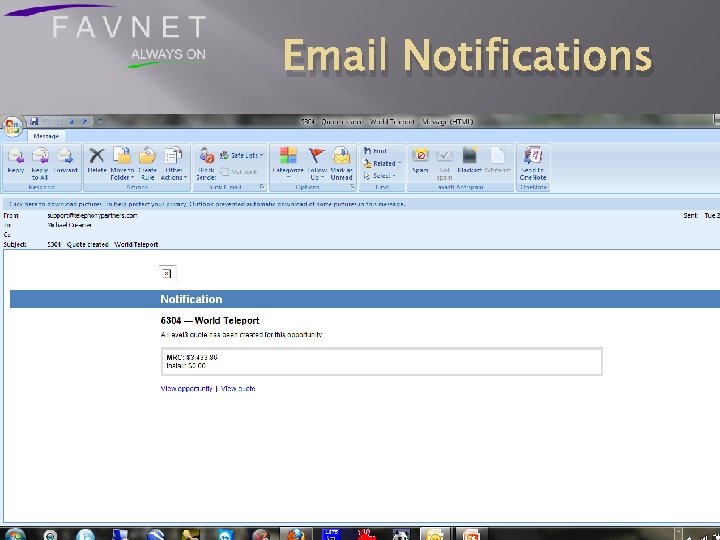 Email Notifications 
