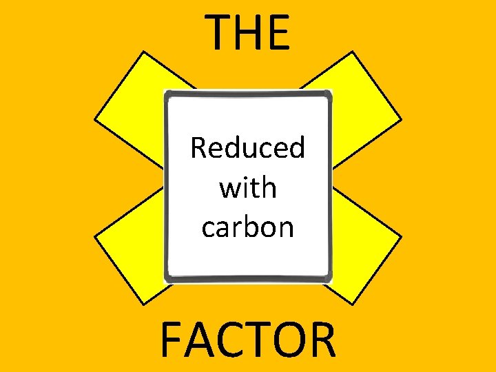 THE Reduced IRON with carbon FACTOR 