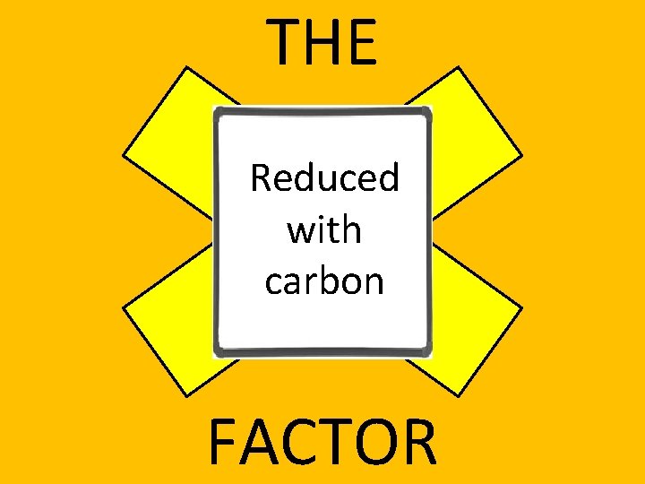 THE Reduced with SILVER carbon FACTOR 