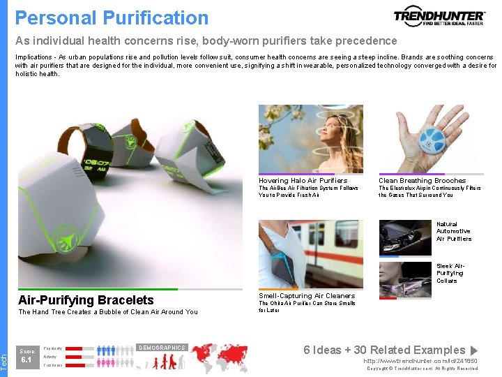 Tech Personal Purification As individual health concerns rise, body-worn purifiers take precedence Implications -