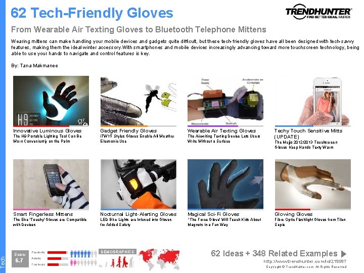 Tech 62 Tech-Friendly Gloves From Wearable Air Texting Gloves to Bluetooth Telephone Mittens Wearing