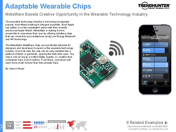 Tech Adaptable Wearable Chips Meta. Ware Boosts Creative Opportunity in the Wearable Technology Industry