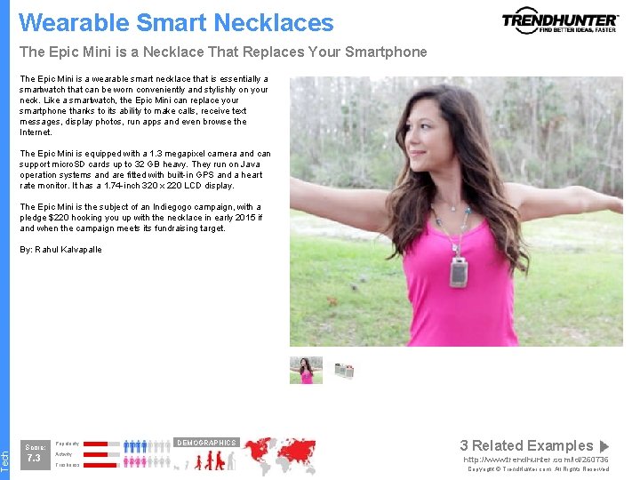 Tech Wearable Smart Necklaces The Epic Mini is a Necklace That Replaces Your Smartphone