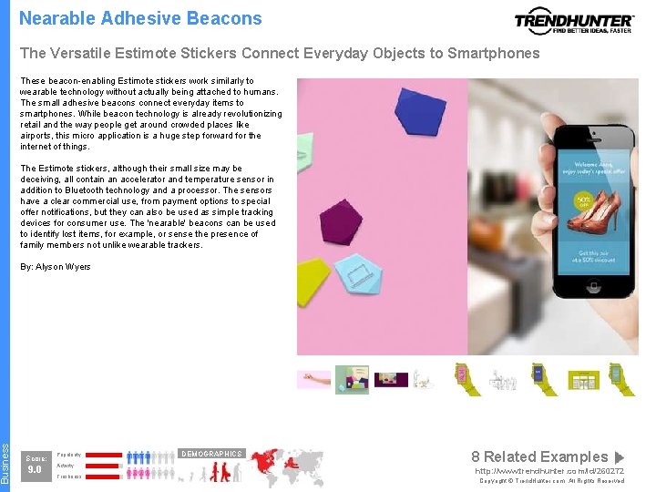 Business Nearable Adhesive Beacons The Versatile Estimote Stickers Connect Everyday Objects to Smartphones These