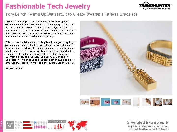 Fashionable Tech Jewelry Tory Burch Teams Up With Fit. Bit to Create Wearable Fitness