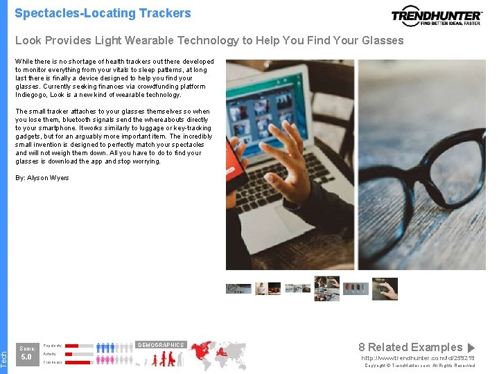 Tech Spectacles-Locating Trackers Look Provides Light Wearable Technology to Help You Find Your Glasses