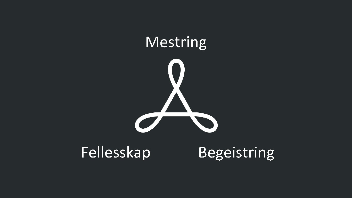 Mestring Fellesskap Begeistring 