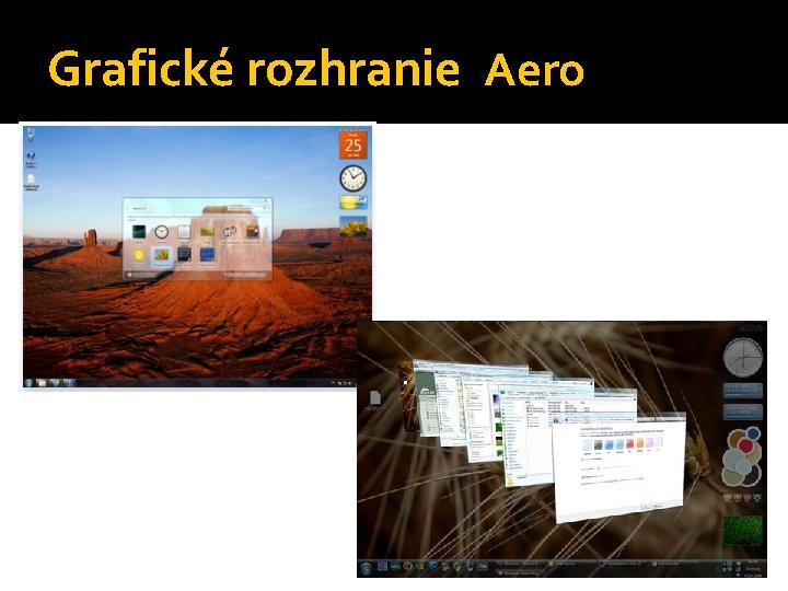 Grafické rozhranie Aero 