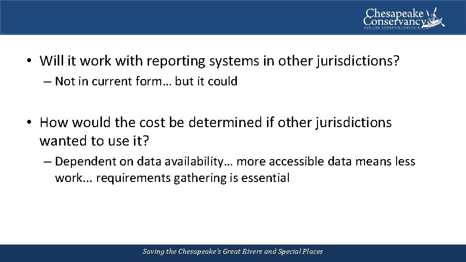  • Will it work with reporting systems in other jurisdictions? – Not in