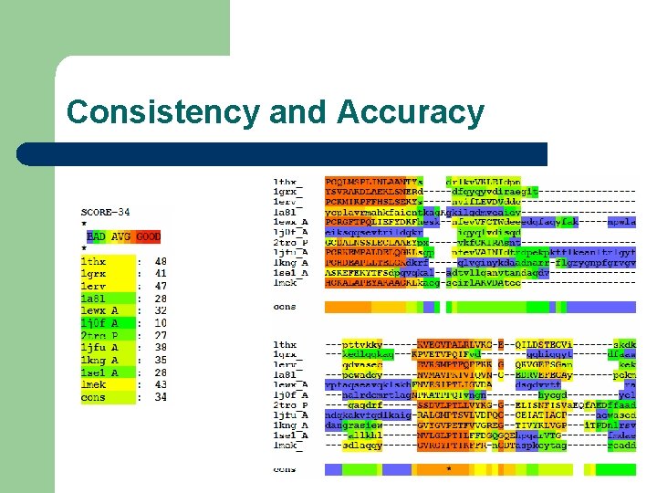 Consistency and Accuracy 