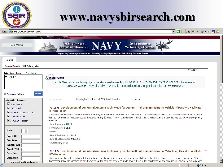 www. navysbirsearch. com Office of Naval Research 17/19 