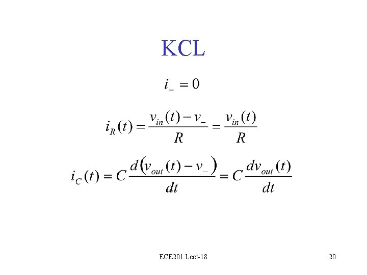 KCL ECE 201 Lect-18 20 