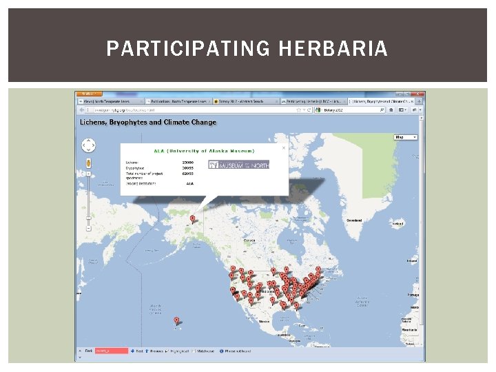 PARTICIPATING HERBARIA 