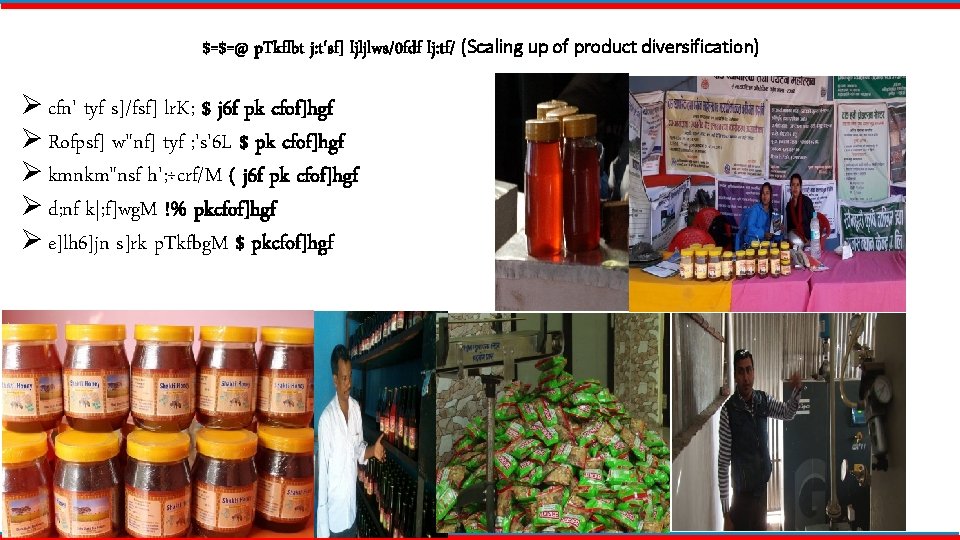 $=$=@ p. Tkflbt j: t'sf] ljljlws/0 fdf lj: tf/ (Scaling up of product diversification)