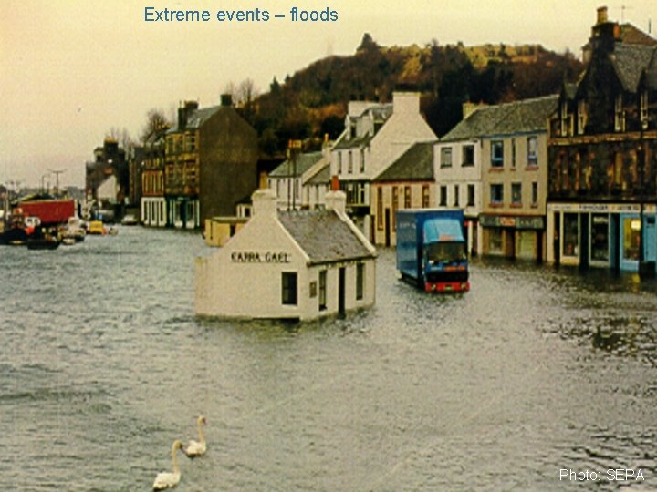 Extreme events – floods Photo: SEPA 