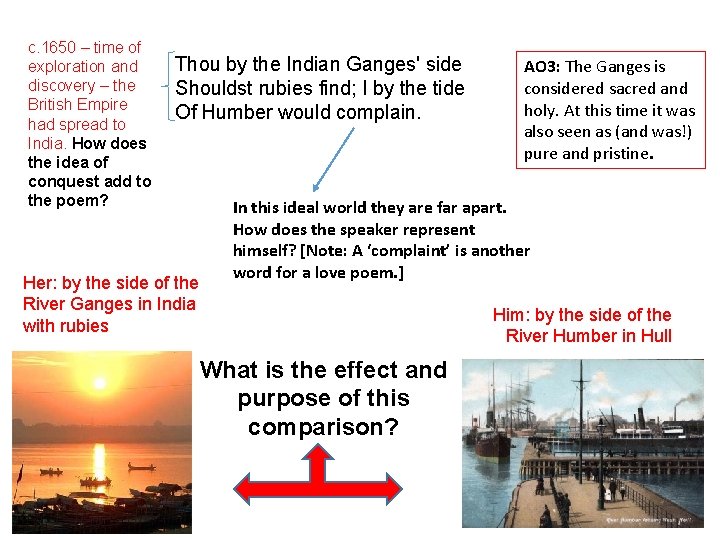 c. 1650 – time of exploration and discovery – the British Empire had spread
