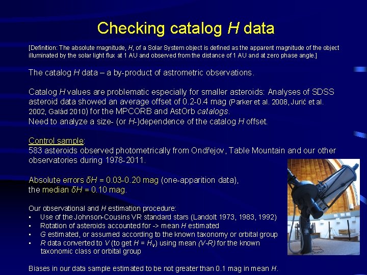 Absolute magnitudes of asteroids and a revision of
