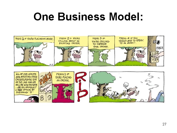 One Business Model: 27 