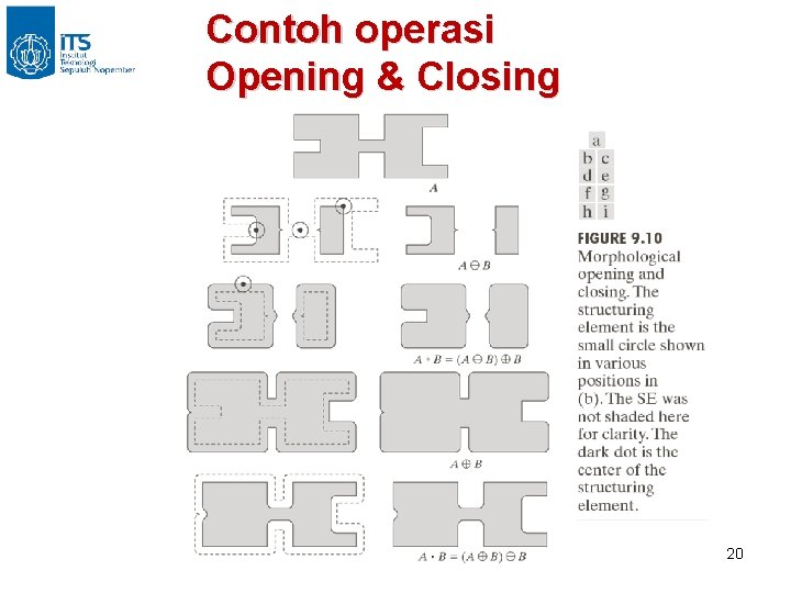 Contoh operasi Opening & Closing 20 