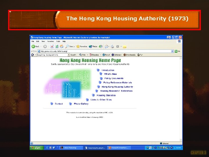 The Hong Kong Housing Authority (1973) 