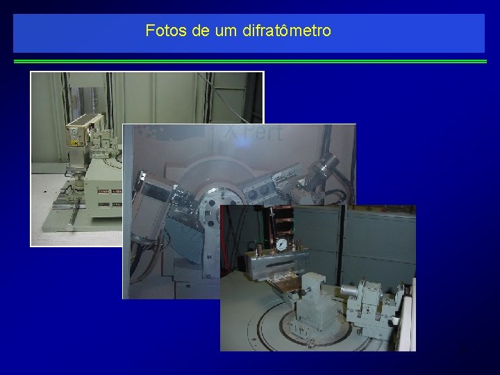 Fotos de um difratômetro 21 