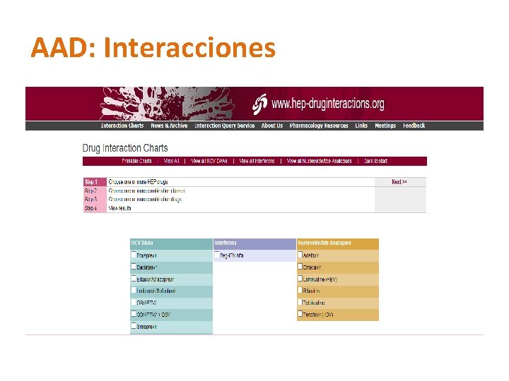 AAD: Interacciones 