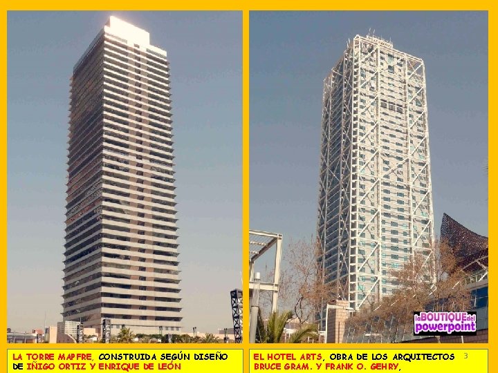 LA TORRE MAPFRE, CONSTRUIDA SEGÚN DISEÑO DE IÑIGO ORTIZ Y ENRIQUE DE LEÓN EL